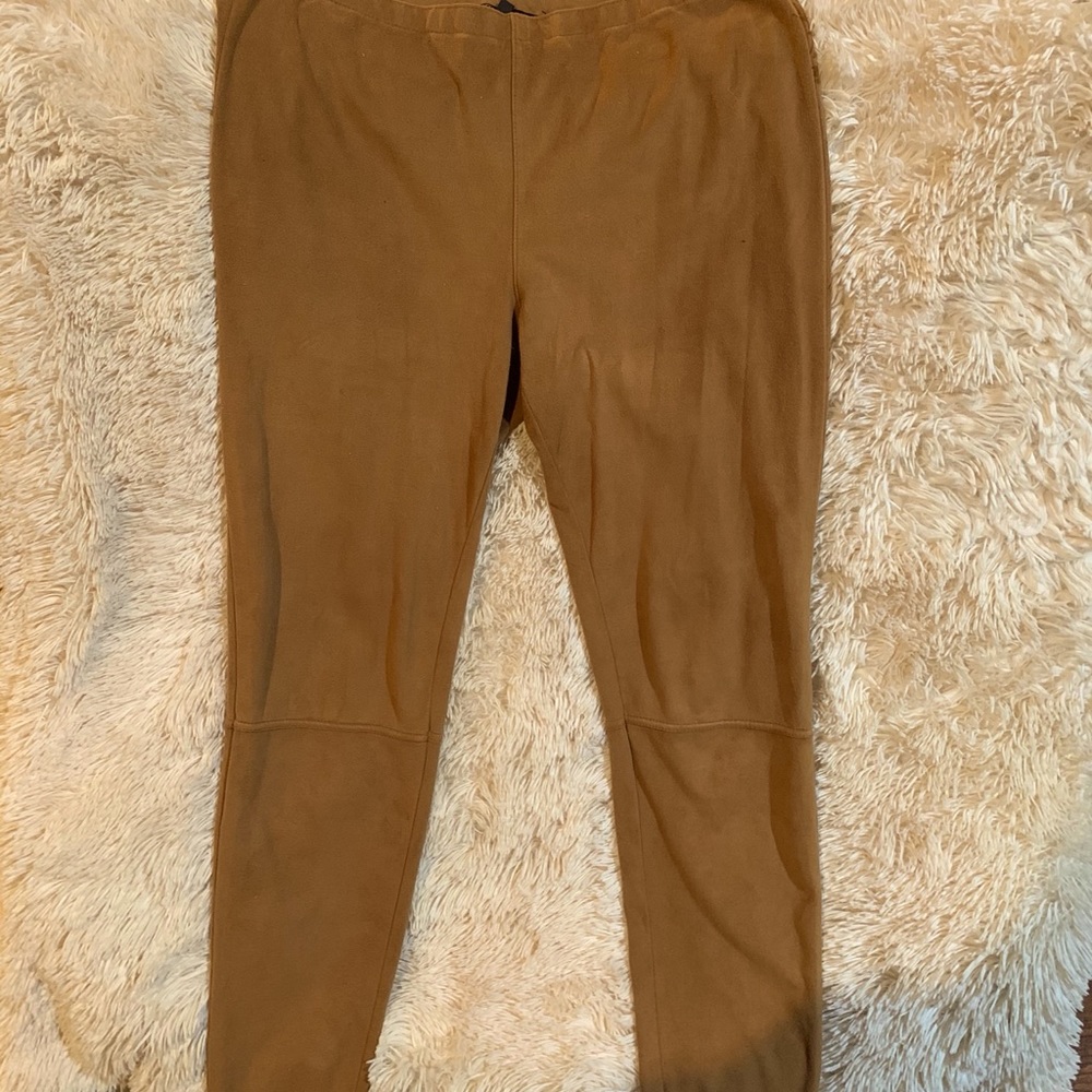 Baccini Brown Suede Leggings